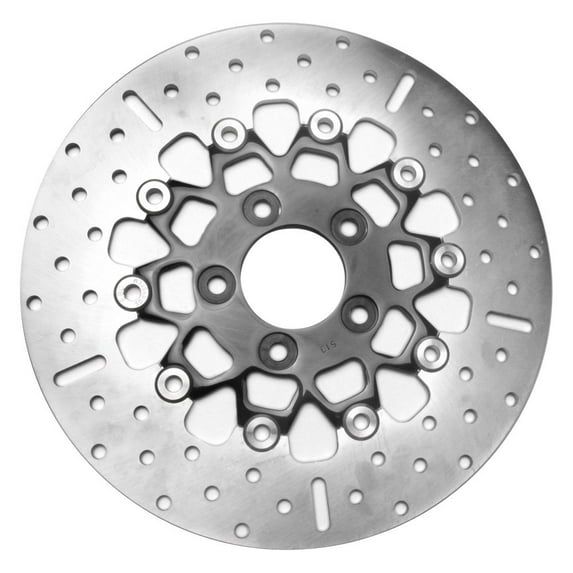 EBC- RSD Custom Touring Rear Left Brake Rotor with Black Chrome Carrier