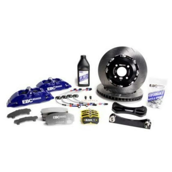EBC Racing 14-19 BMW M3 F80/F82/F87 3.0T Blue Apollo-4 380mm Rotors Front Big Brake Kit