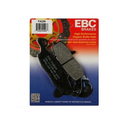 EBC Sport Carbon X Brake Pad - Front Left for Kawasaki Vulcan 1500 Nomad (Left) 1999-2000