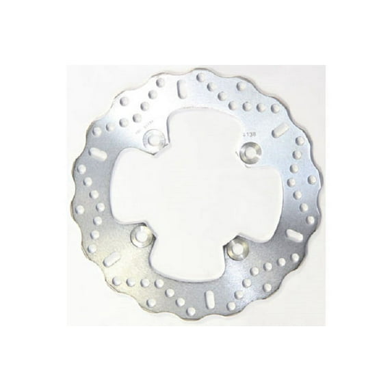 EBC Stainless Steel Brake Rotor - Rear Left (Contoured Profile) for Kawasaki Ninja ZX-6R 636 2005-2006