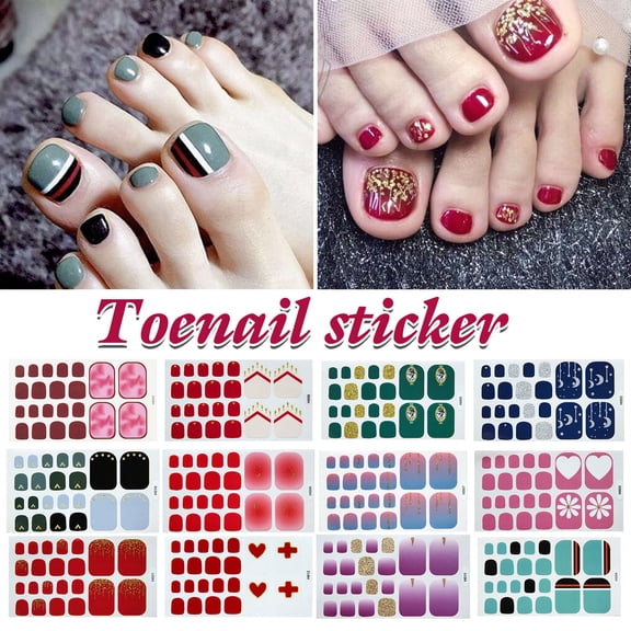 EBCUE Spring Summer Press on Toenails Short Square Fake Toe Nails Black Leaf Designs Toenail Press ons White Full Cover Toe Press on Nails for Women Girls 24 Pcs Acrylic Nails Style H0010