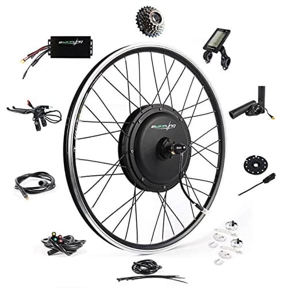 eBikeling Ebike Conversion Kit 48V 1200W, 26" Rear Waterproof Electric Bike Conversion Kit, Add On Electric Bike Kit, Transform Your Bicycle with High-Performance E-Bike Technology