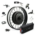 thumbnail image 1 of EBIKELING Waterproof Ebike Conversion Kit with Battery 20" Fat Tire Direct Drive Front or Rear Wheel Electric Bike Conversion Kit Ebike Battery & Charger Included 1500W 1200W Electric Bike for Adults, 1 of 8