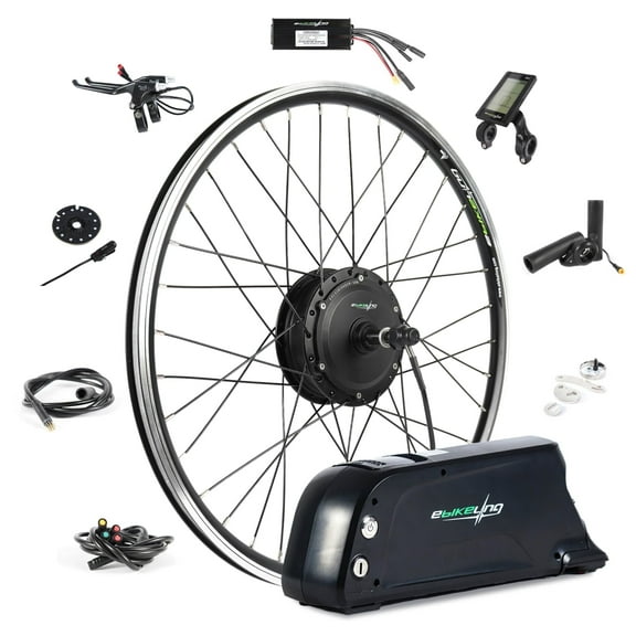 EBIKELING Waterproof Ebike Conversion Kit with Battery 26" Direct Drive Front or Rear Wheel Electric Bike Conversion Kit Ebike Battery & Charger Included 1500W 1200W Electric Bike for Adults