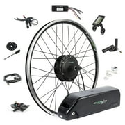 EBIKELING Waterproof Ebike Conversion Kit with Battery 26 Direct Drive Front or Rear Wheel Electric Bike Conversion Kit Ebike Battery & Charger Included 1500W 1200W Electric Bike for Adults
