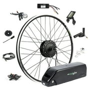 EBIKELING Waterproof Ebike Conversion Kit with Battery Direct Drive 700C Front or Rear Wheel Electric Bike Conversion Kit Ebike Battery & Charger Included 1500W 1200W Electric Bike for Adults