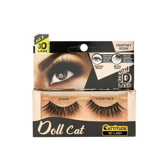 EBIN - COURTNEY DOLL CAT 3D LASHES DC004