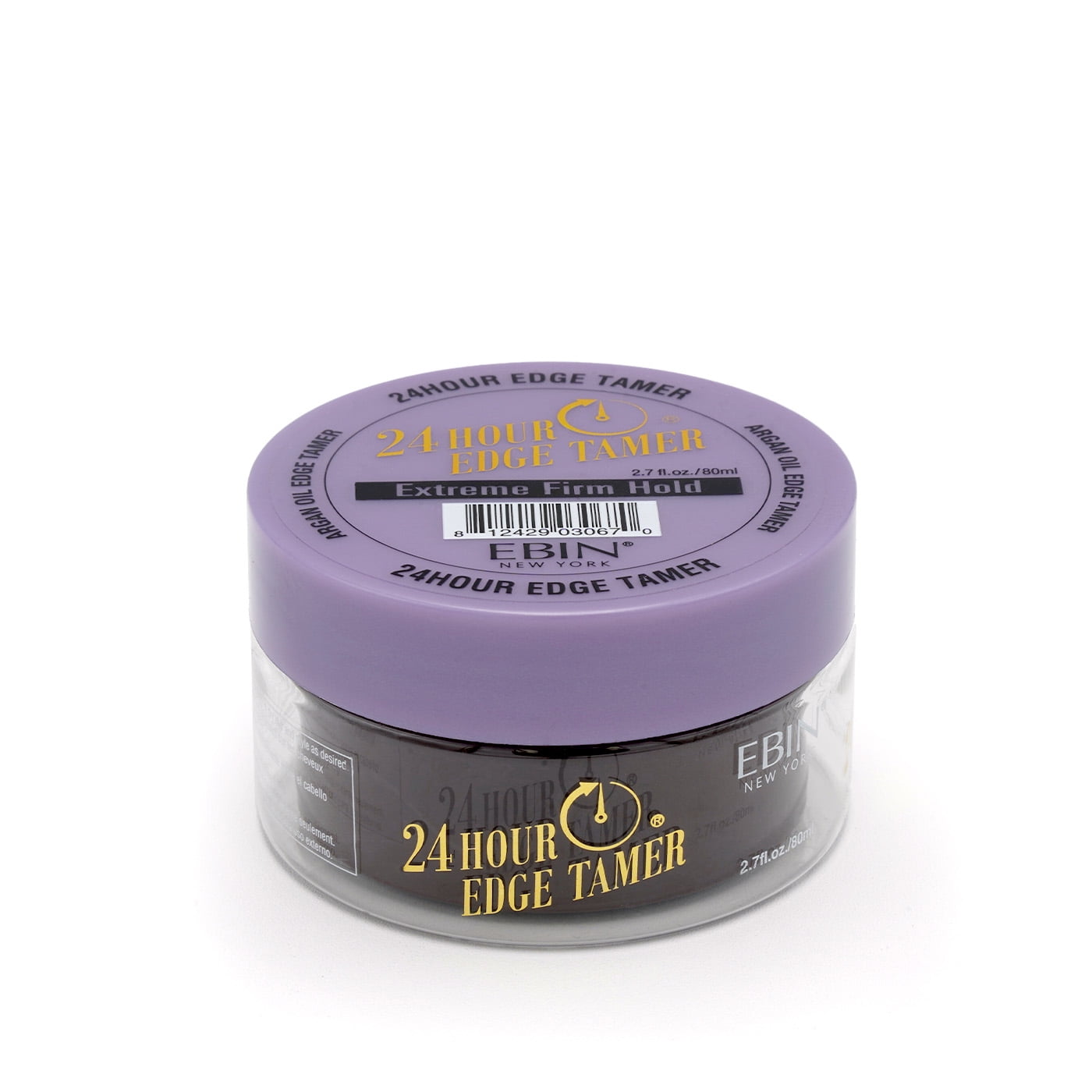 EBIN New York 24 Hour Edge Tamer 2.7oz - Extreme Firm Hold, Unisex, Styling Gels