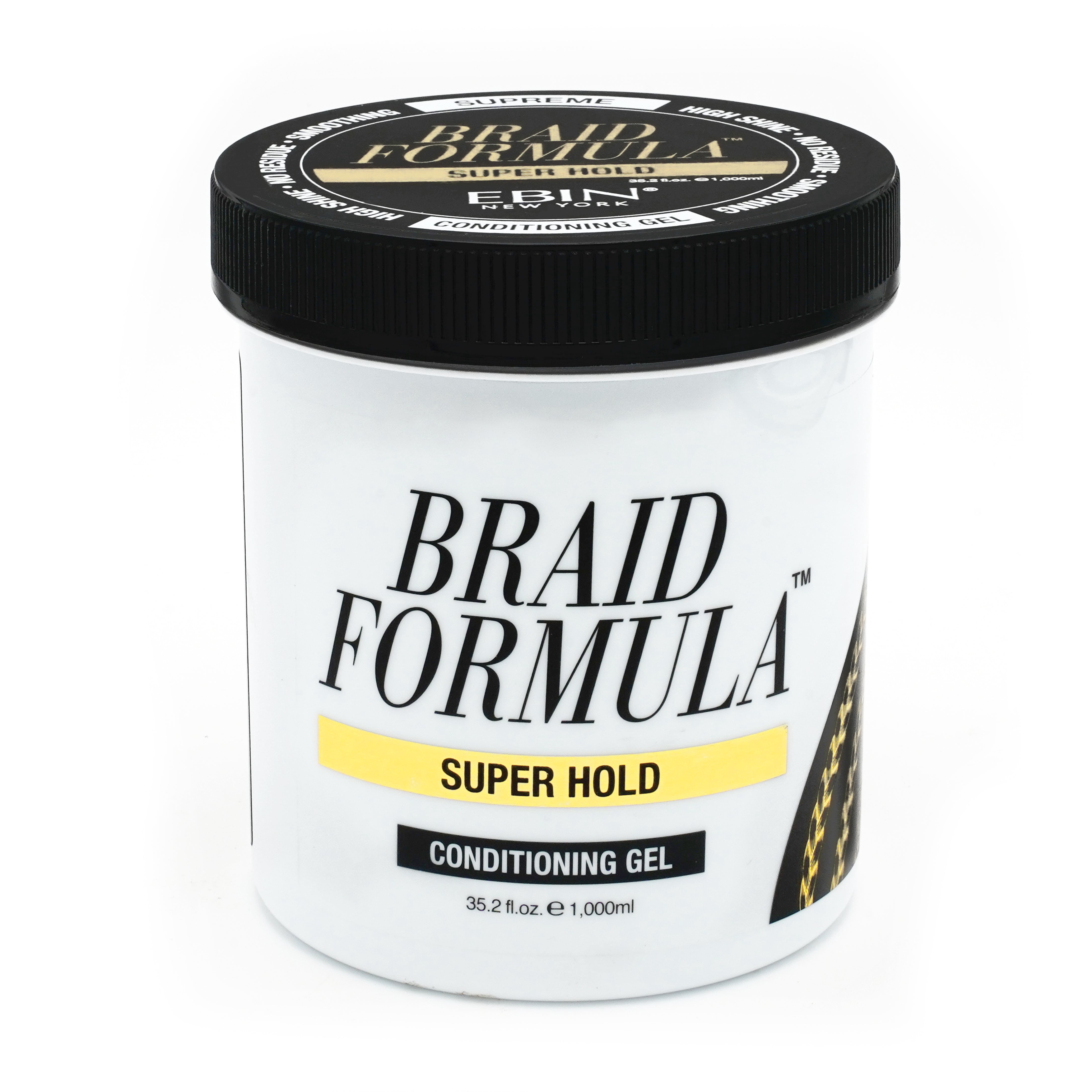 Ebin New York Braid Formula, Conditioning Gel, Super Hold 35.2oz