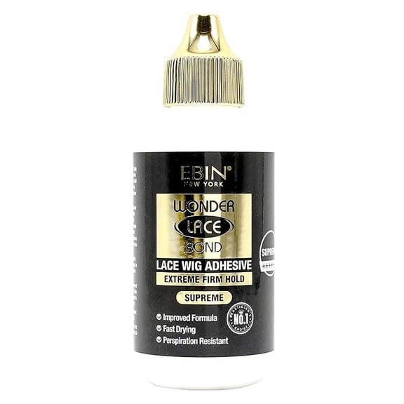 EBIN NEW YORK Wonder Lace Bond Extreme Firm Hold 3.04oz - Supreme, No Residue, Improved Formula
