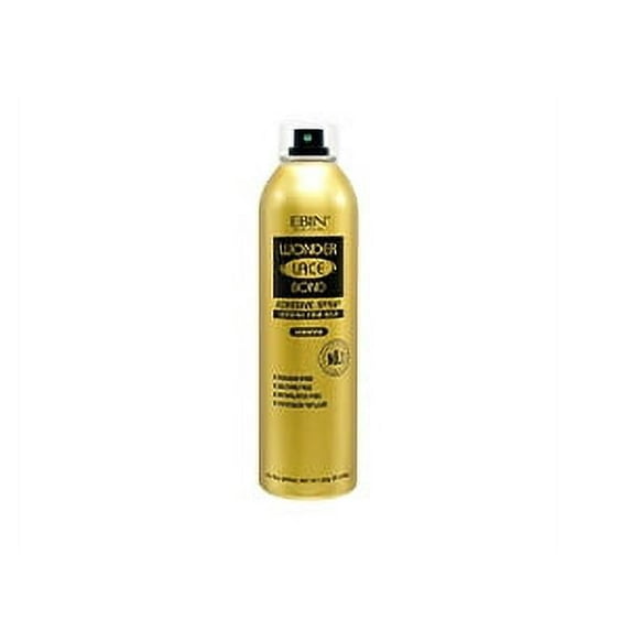 EBIN NEW YORK Wonder Lace Bond Fast Drying General Adhesive Spray for Wig, Alcohol Clear, 14.2 oz