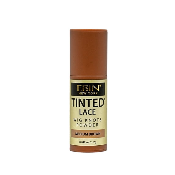 Ebin New York Tinted Lace, Wig Knots Powder, Medium Brown 0.042oz