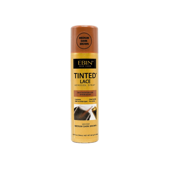 EBIN Tinted Lace Spray - Medium Dark Brown 5.07 fl.oz/150ml