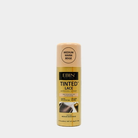 EBIN Tinted Lace Spray - Medium Warm Beige 2.7 fl.oz/80ml