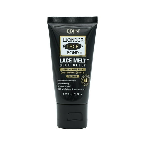 Ebin New York Wonder Lace Bond, Lace Melt Glue Gelly, Extreme Firm Hold, Supreme 1.25oz