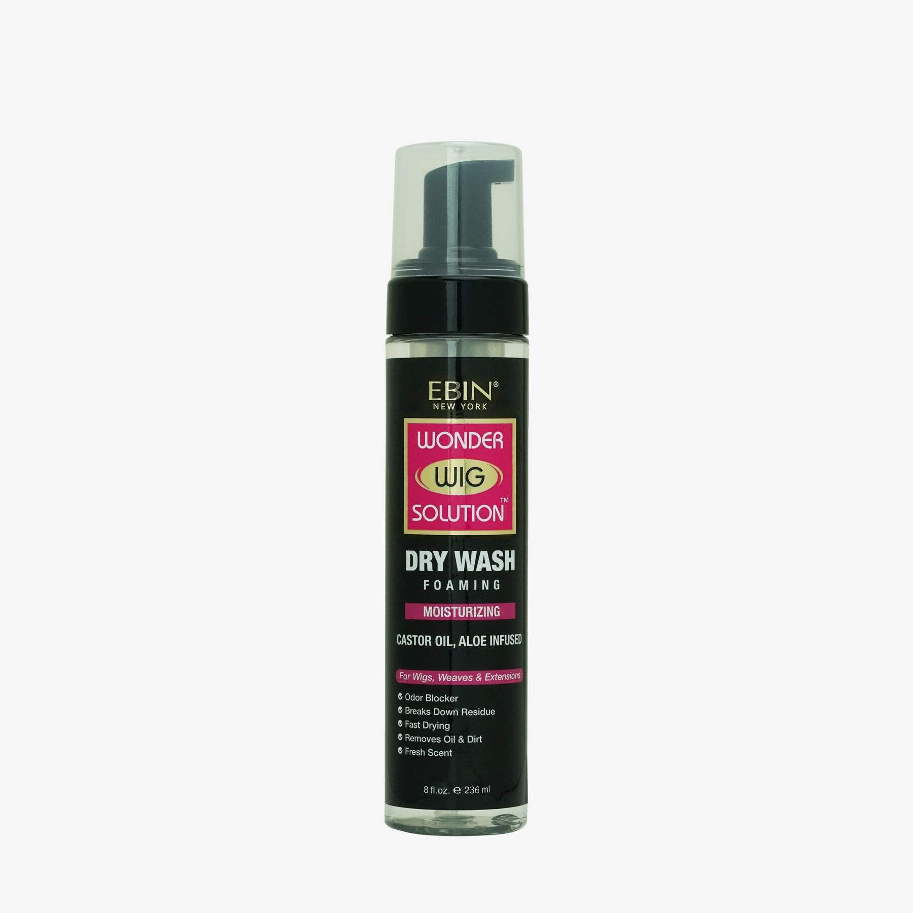 EBIN Wonder Wig Solution Dry Wash (8oz) EBIN Wonder Wig Solution Dry Wash (8oz)