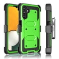 thumbnail image 1 of EBIZCITY Built in Screen Protector Case for Samsung A13 5G Holster Belt Swivel Clip Kickstand Heavy Duty Full Body Armor Shockproof Protective Cover for Galaxy A13 5G-Green, 1 of 6