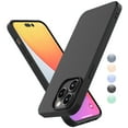 thumbnail image 1 of EBIZCITY iPhone 14 Pro Case, Ultra Slim Soft Premium Liquid Silicone [Military Grade Drop Protection] Full-Body Protective Bumper Phone Case for iPhone 14 Pro 6.1"(2022)- Black, 1 of 9