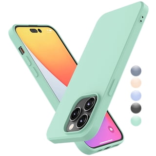 EBIZCITY iPhone 14 Pro Case, Ultra Slim Soft Premium Liquid Silicone [Military Grade Drop Protection] Full-Body Protective Bumper Phone Case for iPhone 14 Pro 6.1"(2022)- Mint Green