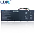 thumbnail image 1 of EBK 2600mAh Long life battery for Acer Chromebook 13 Aspire E3-111 TravelMate B115-M B115-MP X349 P276 AC14B18J, 1 of 6