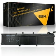 EBK 6GTPY Battery Compatible For Dell XPS 15 9560 9570 Precision 5520 M5520 Replacement for 5XJ28 5041C H5H20 5D91C Laptop [6 Cell 11.4V 97Wh 6GTPY]