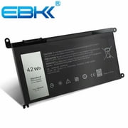 EBK Notebook Battery WDXOR 42Whr 4-cell 11.4V for Dell Inspiron 13 5368 5378 7368 7378, Inspiron 15 5565 5567 5568 5578 7560 7570 7579 7569 P58F and Inspiron 17 5765 5767 Type WDX0R