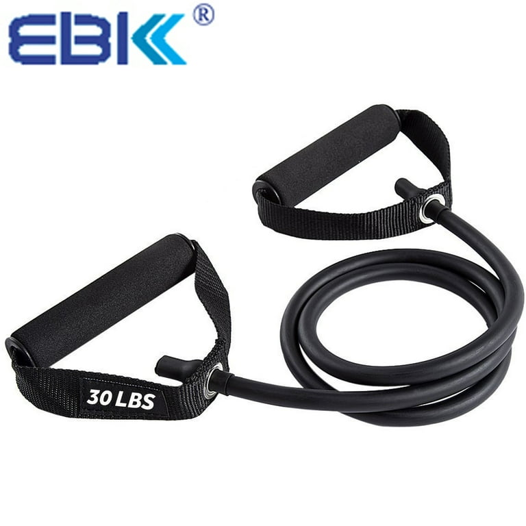 EBK Single Resistance Band Exercise Tube 20Lbs 30Lbs