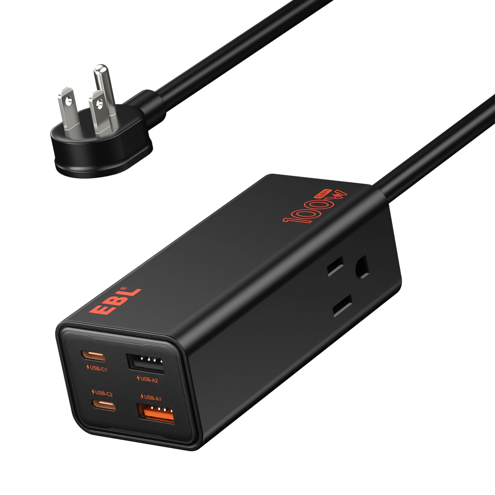 EBL 100W Power Strip with USB C Charger, USB C Charging Station with 6