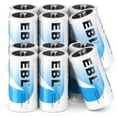 thumbnail image 1 of EBL 123  CR123A Lithium Batteries (12 Pack), 3V Photo Batteries Non-rechargeable, 1 of 11