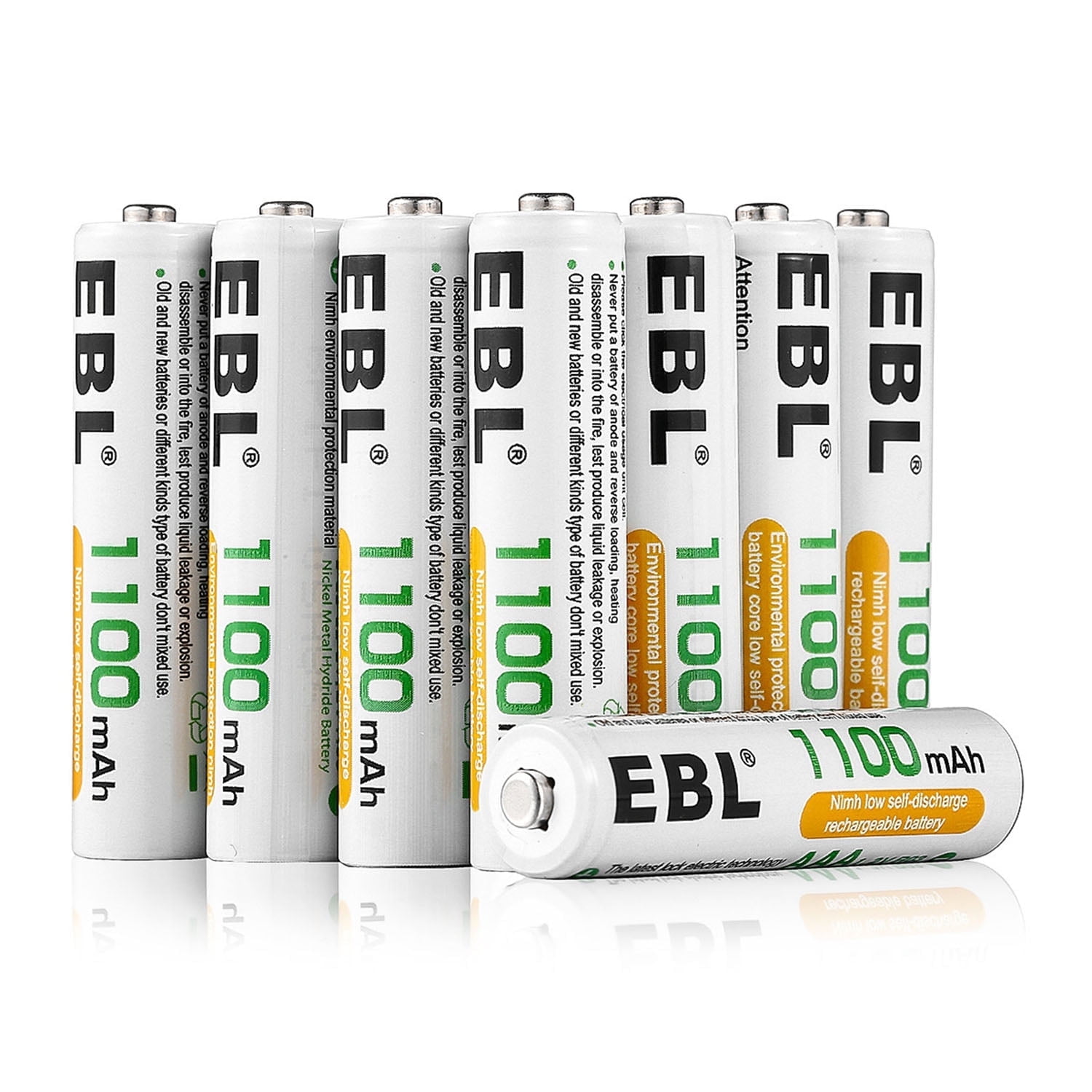 EBL 16-Pack Rechargeable AAA General Purpose Batteries Nimh