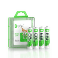 thumbnail image 1 of EBL 4 Counts Rechargeable AAA Batteries Home Basic 1100mAh Battery with Portable Storage Box, 1 of 7