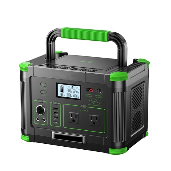 EBL 500W Power Station Portable Solar Generator Charger Lithium Battery Backup for Outdoor Camping Home Emergency