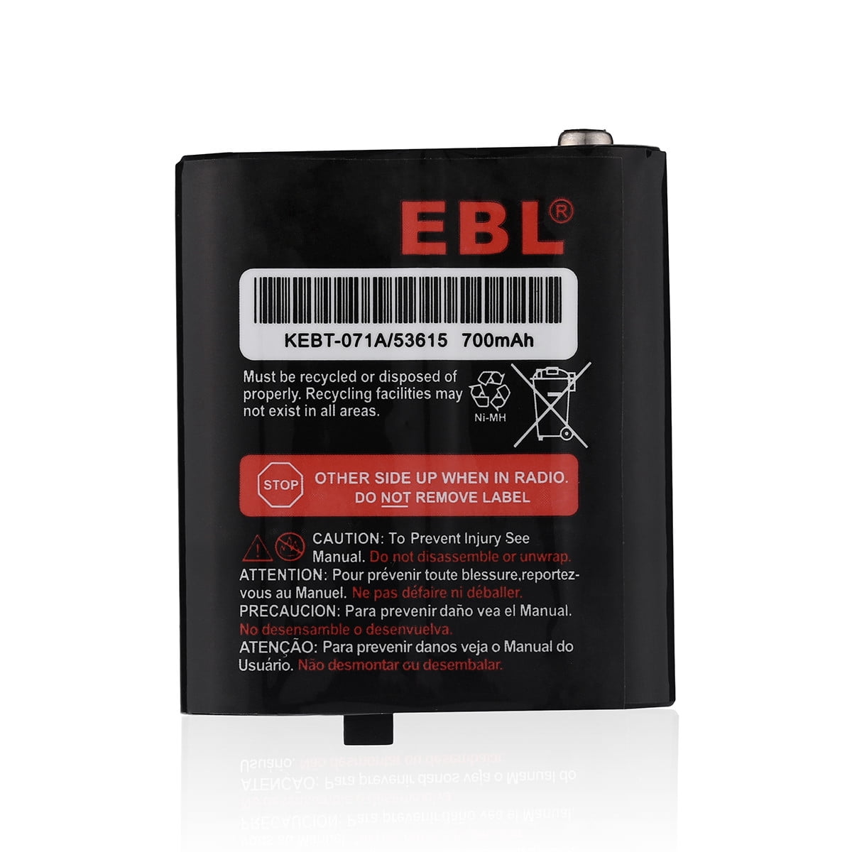 EBL 700mAh 3.6v NiMH Replacement Battery for Motorola Radio Talkabout