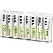 EBL 8 Pack AAA Ni-MH Rechargeable Batteries AAA Batteries ProCyco Technology Typical 1100mAh, 1.2V