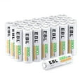 thumbnail image 1 of EBL AA Batteries Rechargeable 2800mAh General Purpose Nimh Double a Batteries,  28 Pack, 1 of 7
