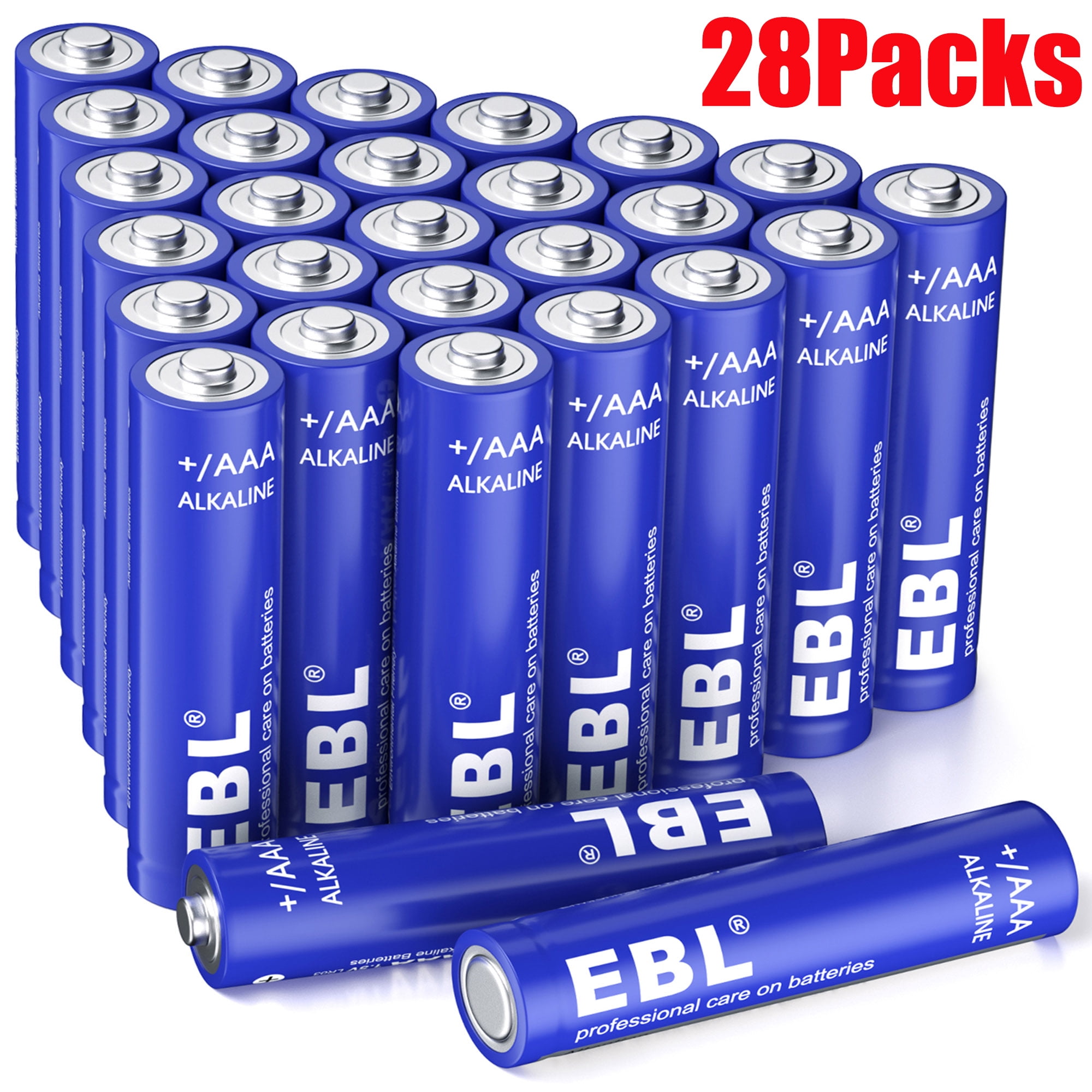 EBL AAA Alkaline Batteries 28 Pack, 1.5V Triple A Batteries Leakproof