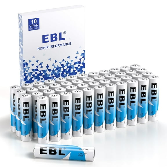 EBL AAA Alkaline Batteries, Energy General Purpose Battery, 48 Pack