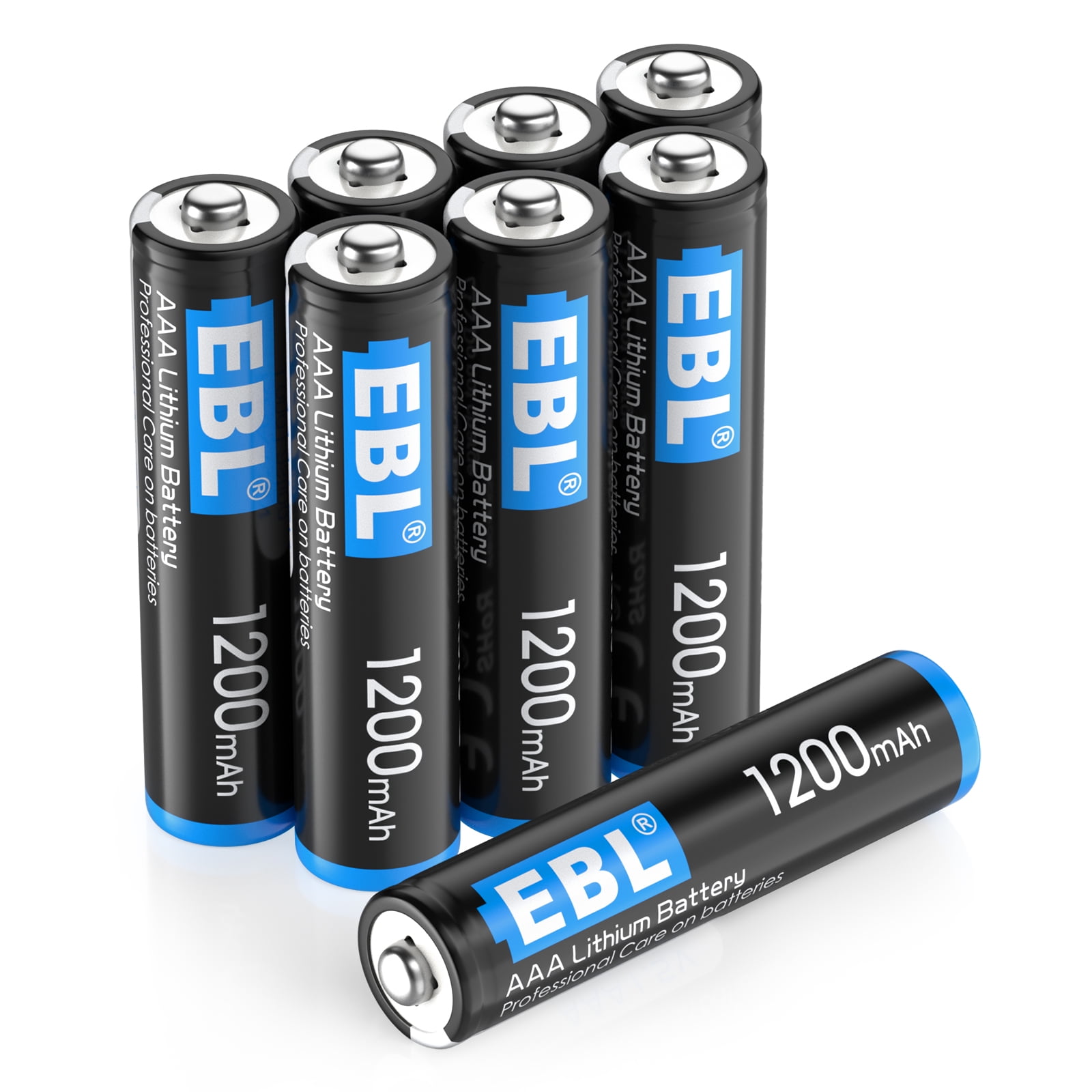 EBL AAA Lithium Batteries (8 Pack) 1200mAh 1.5 Volts Triple A