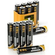 EBL AAA Rechargeable Batteries (16 Pack), Nimh Triple a Batteries