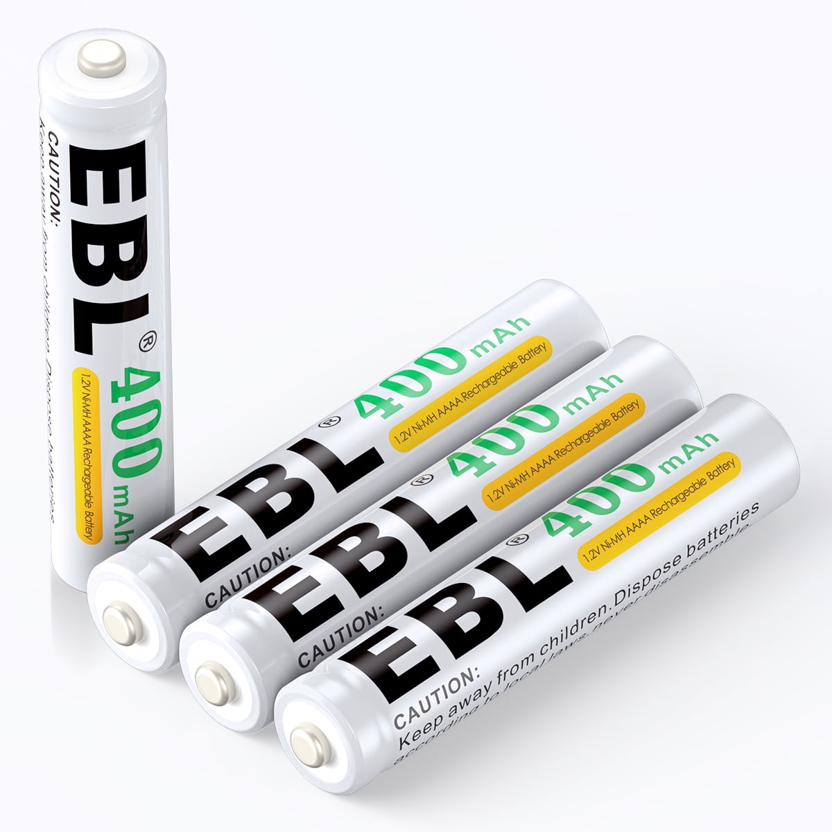 EBL AAAA Rechargeable Batteries 400mAh Nimh Battery for Surface Pen, 4