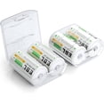 thumbnail image 1 of EBL D Cell Batteries 10,000mAh Ni-MH Rechargeable D Batteries, 4-Pack(Battery Storage Case Included), 1 of 7
