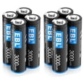 thumbnail image 1 of EBL Lithium Batteries AA (8 Pack), 1.5 Volts Double a Batteries, 1 of 6