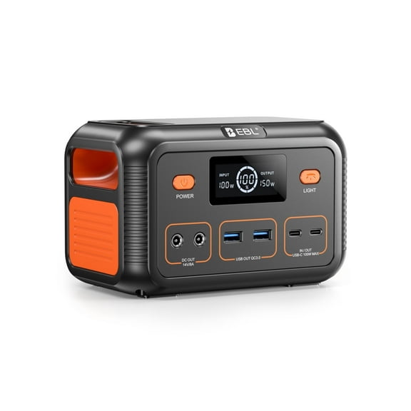 EBL Portable Power Station Power Bank, Outdoor Generator for Travel, Camping, Home Backup