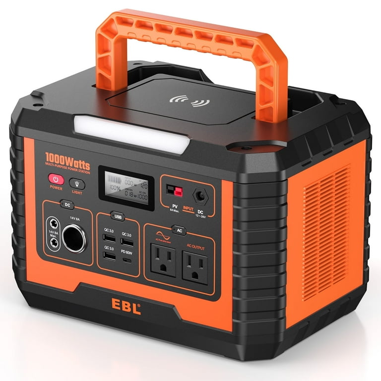 EBL 1000W Portable Power Station, Solar Generator, 999Wh for EBL 1000W Portable Power Station, Solar Generator, 999Wh for