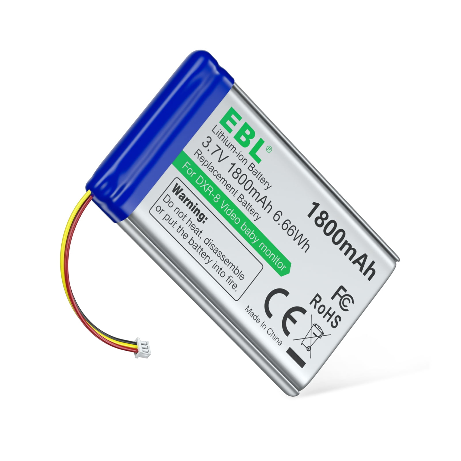 EBL Replacement LithiumIon Battery for DXR8 Video Infant Optics Baby