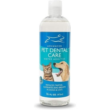 EBPP Advanced Cat & Dog Dental Water Additive Breath Freshener & Tartar Remover, 16 fl oz