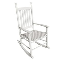 EBQOSK Children's rocking chair- Indoor or Outdoor -Suitable for kids-Durable White