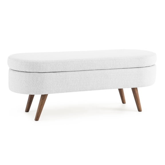 EBQOSK Comfy Couch DIY Ottoman Module with Armrest High-Density Sponge Support, Corduroy Couch with Modular Style Cube Reversible Cushions Removable Washable Covers for Fireplace Apartment White