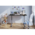 thumbnail image 1 of EBQOSK Electric Standing Desk Dual Motor Adjustable Height Desk Home Office Computer Workstation Sit Stand up Desk, 48 x 24 Inches Black + Gray, 1 of 7