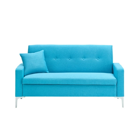 EBQOSK Multi-Functional Storage Comfortable Double Sofa,Suitable for Living Room, Apartment, Home office Blue